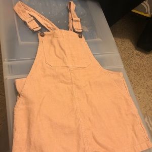 ‼️SOLD‼️ Pink overall dress